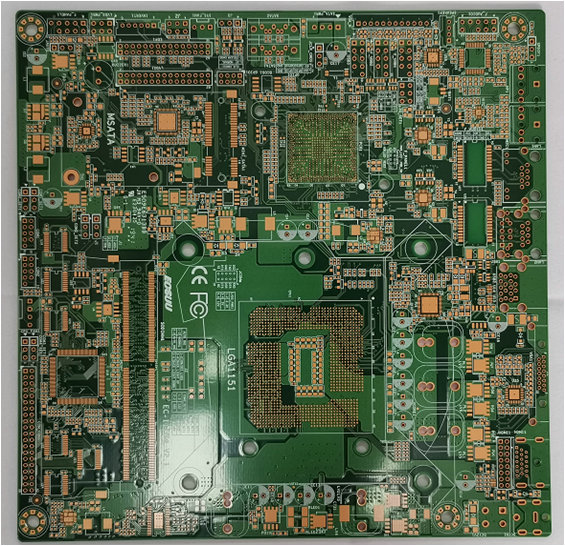 Communication 6-layer main board impedance board